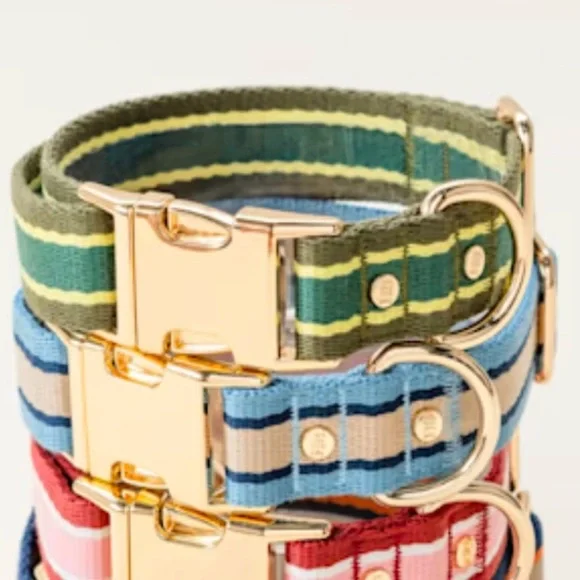 NWT Harry Barker striped dog collar S - Picture 4 of 7